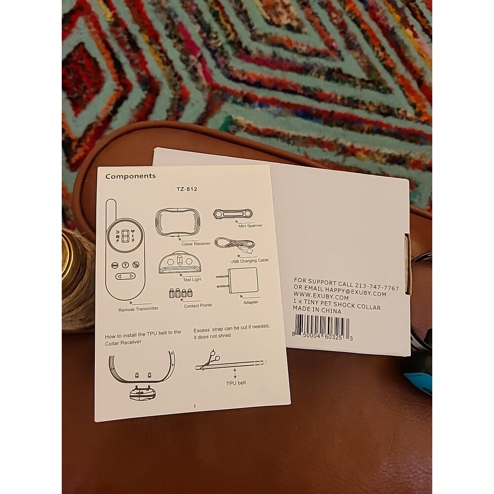 eXuby - Shock Collar w/Remote - Sound, Vibrate & Shock Mode  Remote* No Charger
